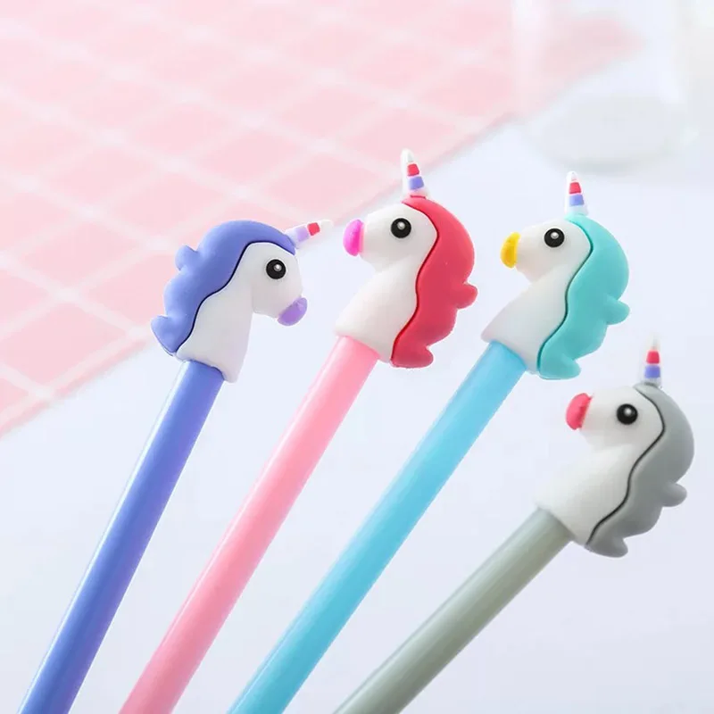 

8pcs/ New Arrival Bring Lucky Unicorn Mini Sucker Cup Funny Creative Toy Kids Pencil Topper Decor Model Gifts Capsule Toys
