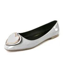 Women ‘s shoes, spring and summer metal shoes, flat shoes casual shoes