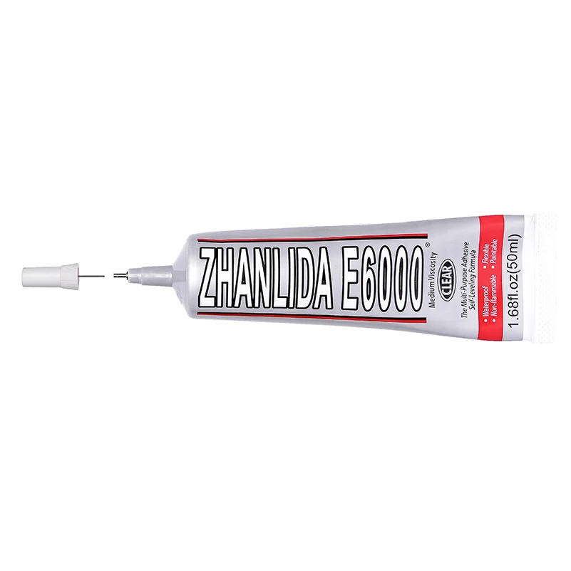 

8Pcs 50ML E6000 Touch Screen Lcd Glue Adhesive E-6000 Cloth Transparent Epoxy Resin Wood Fabric Textile Plastic Rubber b7000 Bts