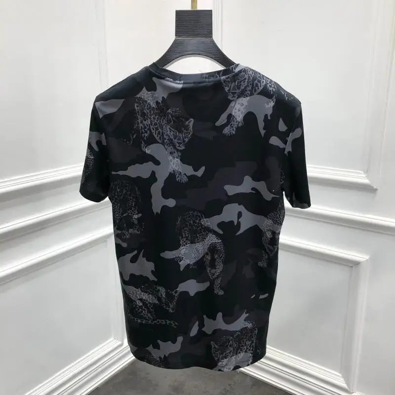

Leopard 2019 spring 19ss new fashion tees camouflage print tee t shirt for men cotton famous brand clothing top retro