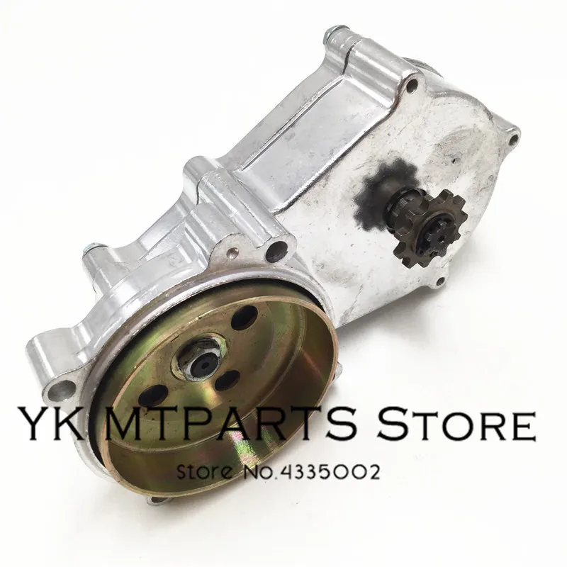 

Double stranded chain polishing Reduction Gear Box for 2 stoke mini dirt bike, Quad use 11 tooth 49CC Engine spare parts