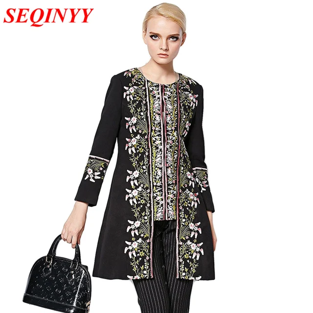 2017 Autumn Spring Winter Coat Fashion Daily XXL European Elegant Women