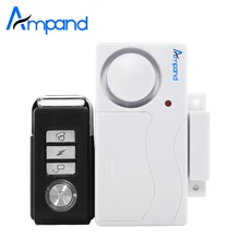 Magnetic-Sensor Door-Sensor-Alarm Remote-Control Home-Security Wireless 