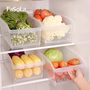 

FaSoLa Kitchen Food Storage Box Refrigerator Food Finishing Box Plastic sorting box Storage basket