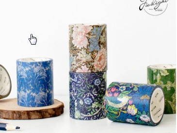 

William Moriris washi paper for decoration with OPP bag packing 3 types