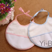 4 шт./лот YB0011 Детский водонепроницаемый слюнявчик детские слюнявчики Слюнявчики вышитые крестиком