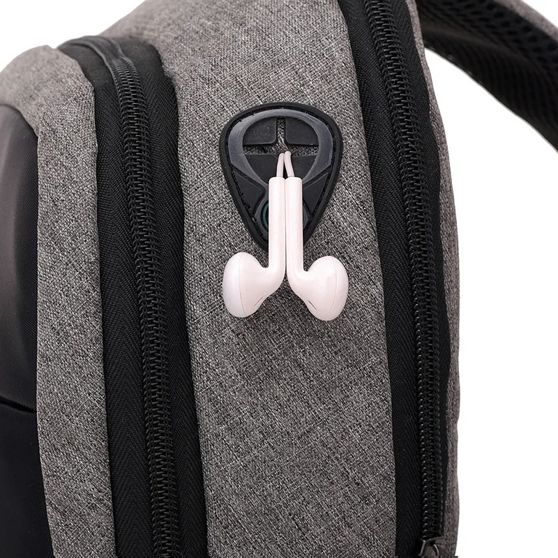 USB зарядка сумка для мужчин курьерские сумки Мужская сумка через плечо Bagpack Сумки через плечо sacoche homme WBS656