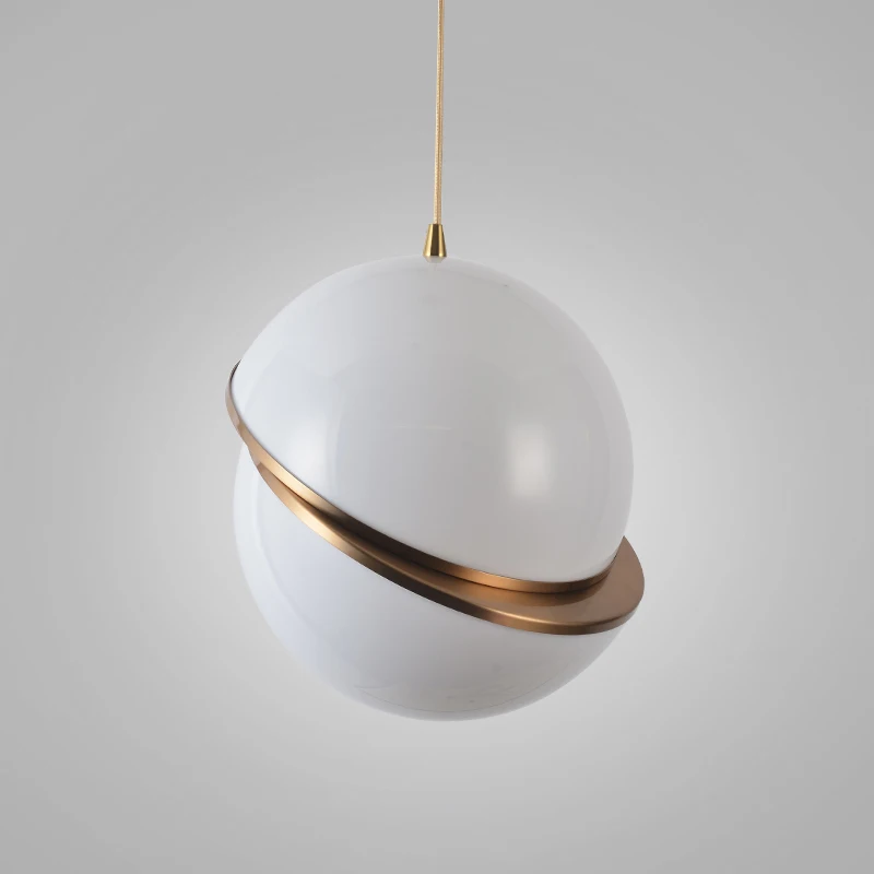 

Modern Art Round Global Pendant Light Milk White Ball Hanging Lamp Bar Restaurant Cafe Saloon Decoration Lighting Fixture