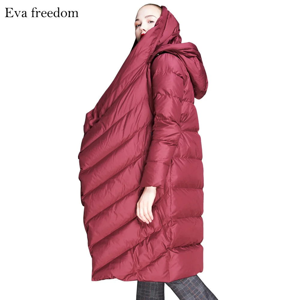 Black dark Mode Manteau Doudoune Nouveau Épaissir Ef1822 Lâche Produit 2018 Pour Femmes Hiver Long Red Blue Femme Les burgundy HqfMZwy6