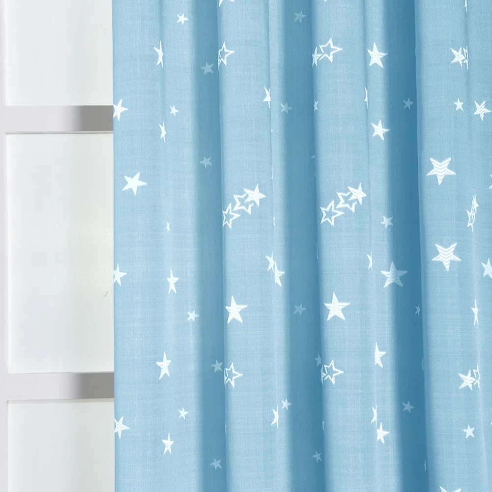 NAPEARL Короткие шторы звезды жаккардовые капли для спальни окна кухня полу тени драпировки нить ткань лента готовая элегантная