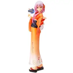 Аниме Guilty Crown Inori Yuzuriha кимоно ver.1/8 Весы предварительно окрашенный ПВХ фигурку Коллекционная модель дети Игрушечные лошадки кукла 20 см