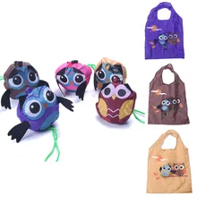 Высокое качество, восстановленная в форме милой Совы сумка для покупок, складная сумка-тоут, переносная Дорожная сумка на плечо, Экологичная