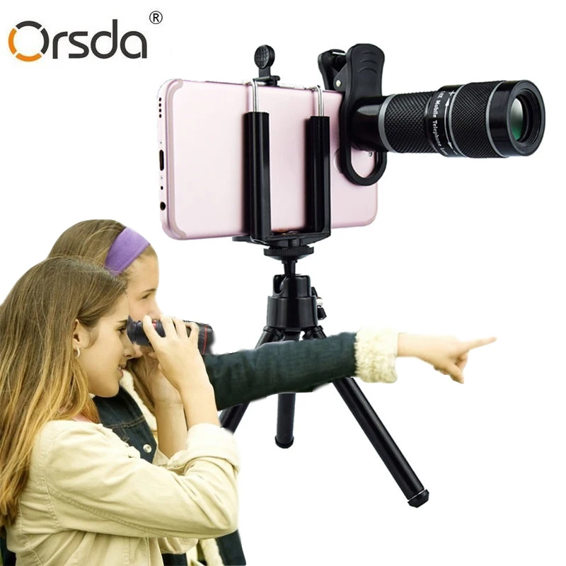 Orsda мобильный телефон HD 18X телеобъектив для iPhone смартфон линзы камеры телескоп