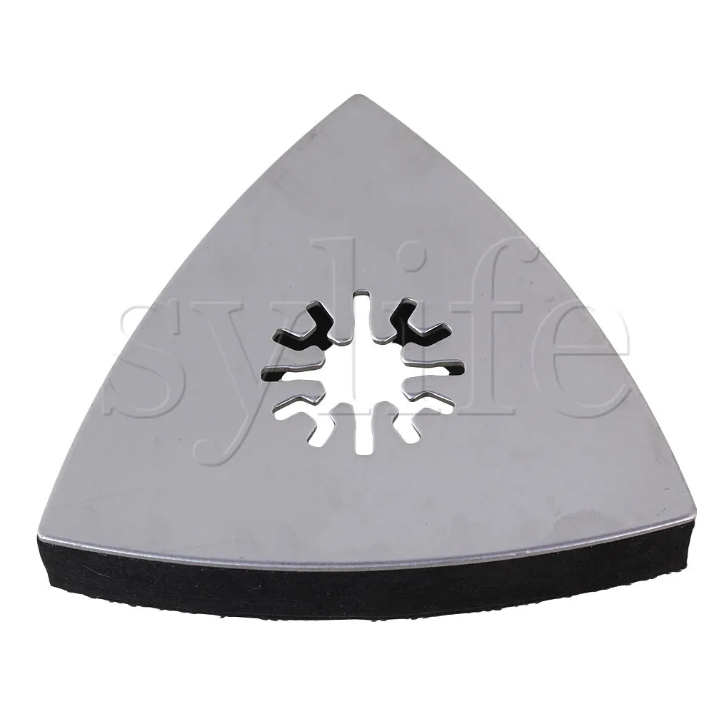 Black Steel Universal Triangular Oscillating Polishing Pad Sanding Pads