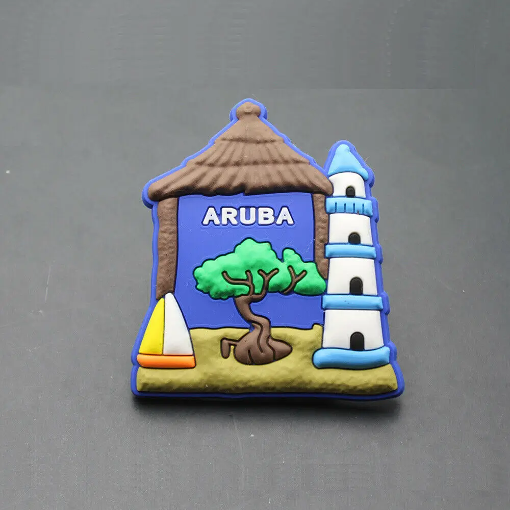 Туристический сувенир ARUBA резиновый магнит 3D для холодильника милый подарок