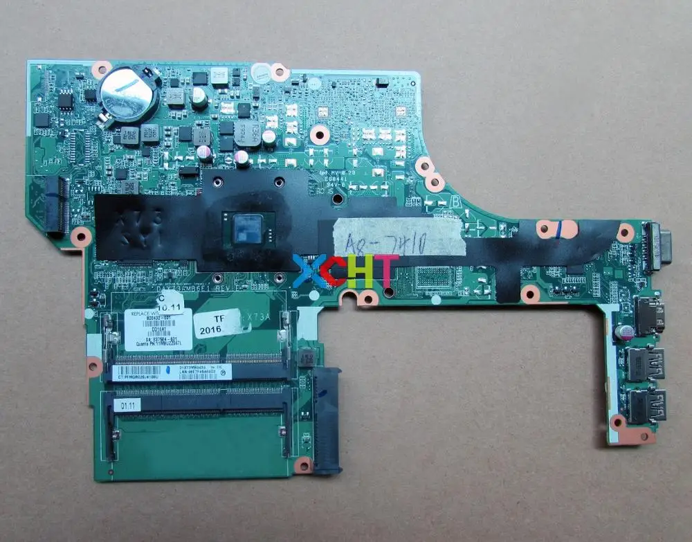 

XCHT for HP ProBook 455 G3 Series 828432-601 828432-001 DAX73AMB6E1 A8-7410 UMA Laptop Motherboard Tested & working perfect