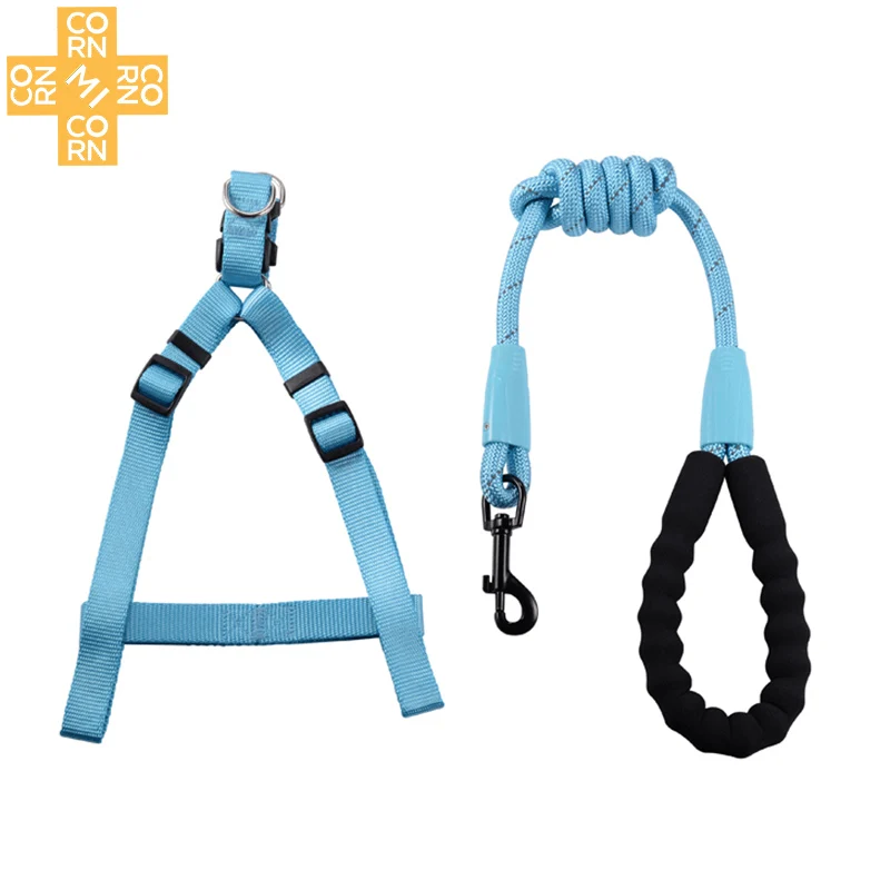 

Reflective Adjustable Dog Harness Leash Set Nylon Puppy Small Medium Pets Harnesses High Quality
