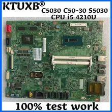 Ktuxb 348,01X03,0021 для lenovo C5030 C50-30 S5030 все-в-одном материнская плата Процессор i5 4210U GT820M DDR3 тесты работы