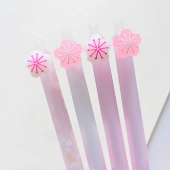 

2X Romantic Spring Sakura Gel Pen School Office Supply Stationery 0.5mm