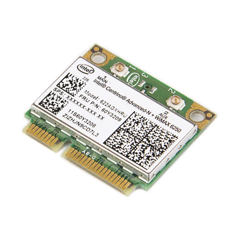 Laptop Wlan Intel 6250 6250AGX wireless wifi half mini pci e card for
