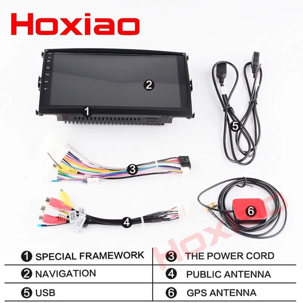 Hoxiao Android 6 для Toyota Prado 120 Land Cruiser 2004 2009 GPS HD мультимедийный плеер карта навигации WIFI 9