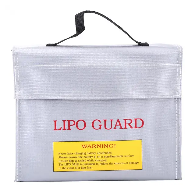 1pc Explosion Proof Lipo Guard Charging Protection Battery Safe Bag 1pc Explosion Proof Lipo Guard Charging Protection Battery Safe Bag Fire Resistant Pouch