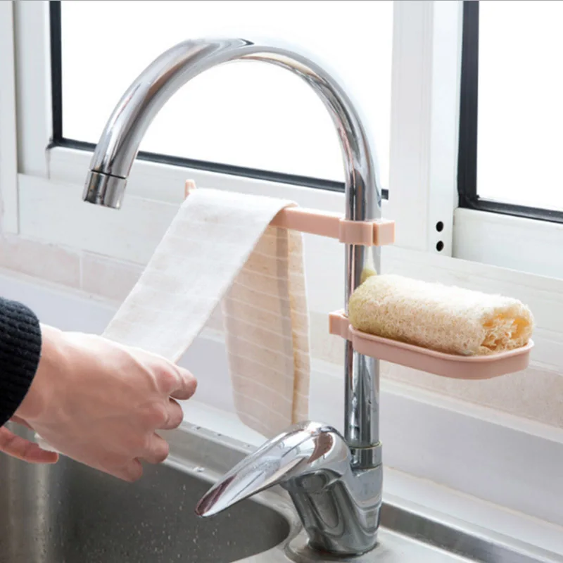 2 шт./компл. Кухня Ванная комната стеллаж для хранения Кухня принадлежности подставка для сушки кран