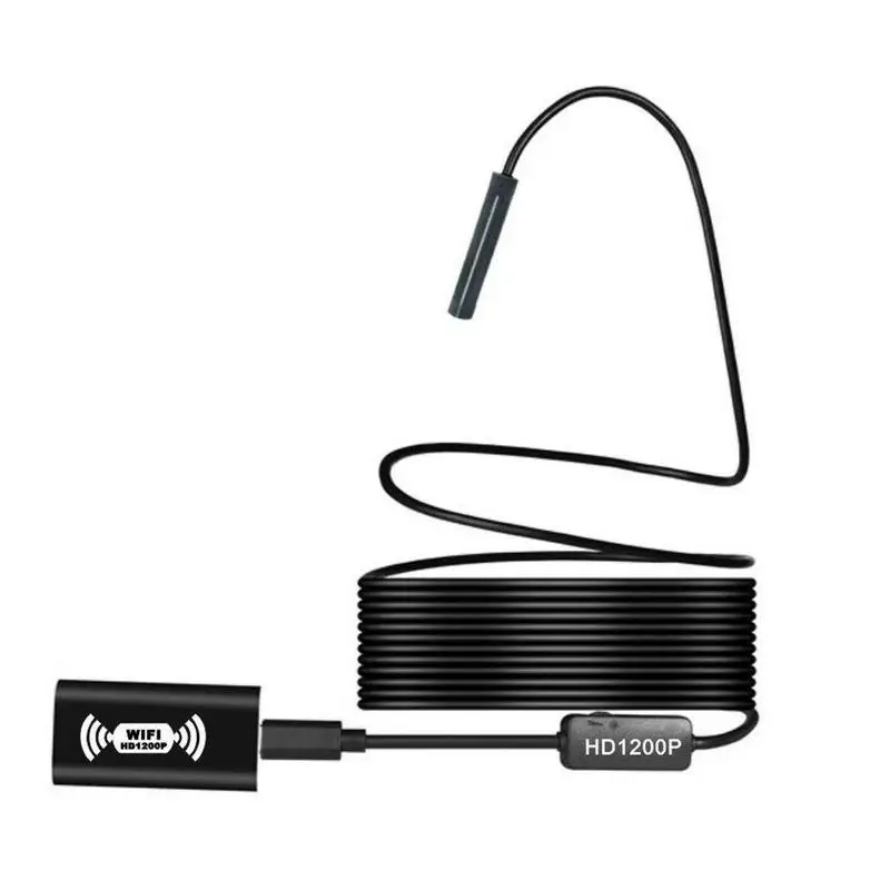 

IP68 Waterproof Borescope Camera for Android/iOS Phone HD 1200P Wifi Endoscope Camera 2m/3.5m/5m/7m/10m soft wire Cable