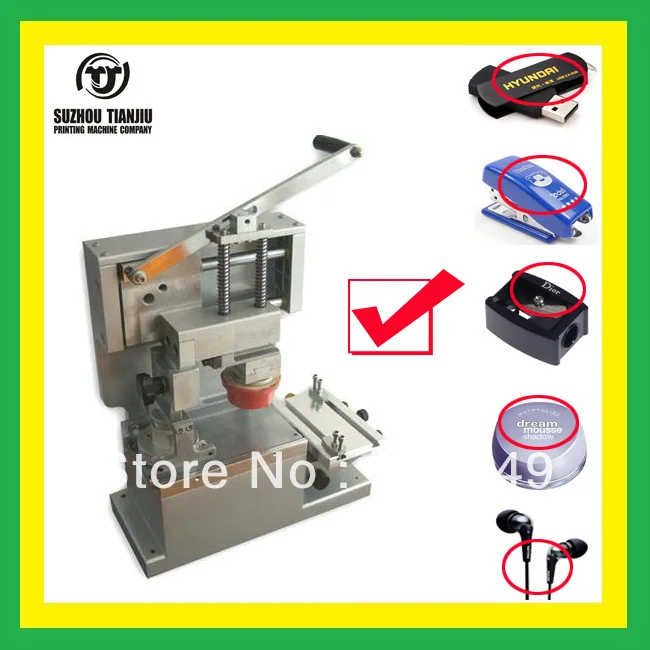 

manual single color pad printer,pad printing machine with 1 piece rubber pads for free