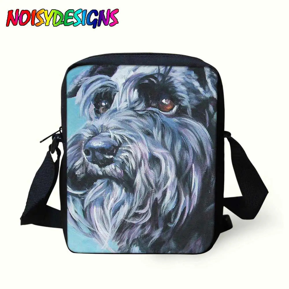 

Mini School bag Handbags Scottie dogs Painting Messebger Bag Kids in Crossbody Bags Boys Girls Casual Travel Shoulder Satchel