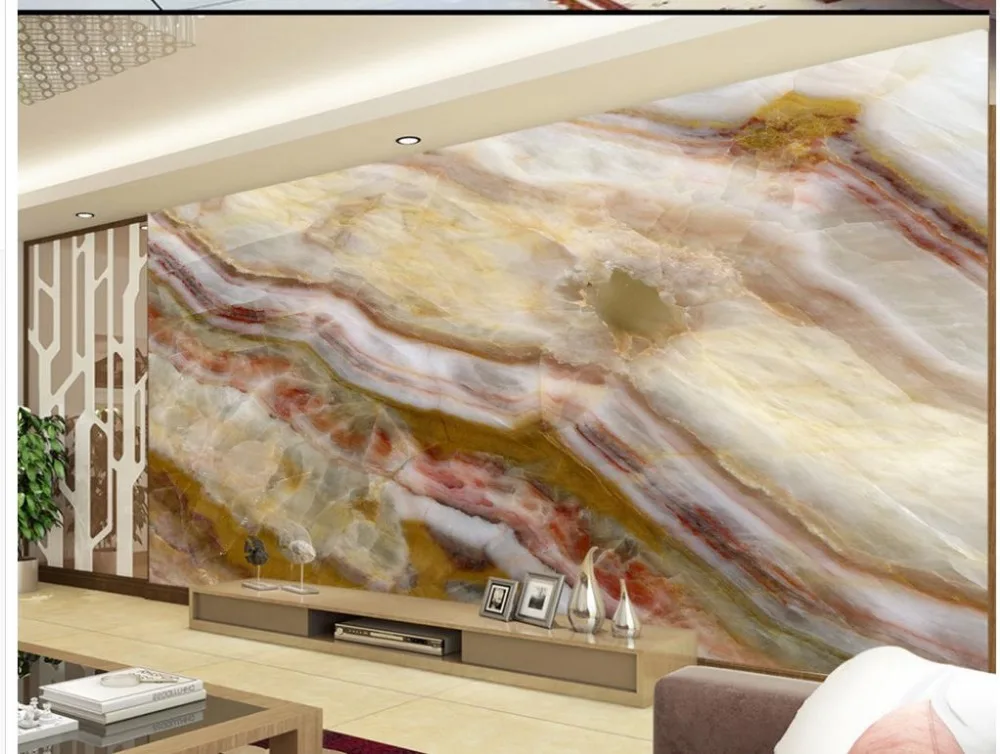 Papel-de-parede-3d-para-decora-o-natureza-m-rmore-estereosc-pico-alta