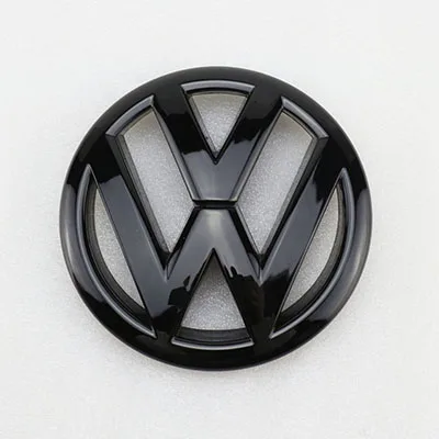 Logotipo do Carro Emblema para vw Gloss Preto Frente Grill Emblema Substituição Volkswagen Tiguan 2009 2010 2011 2020 145mm 2 145mm gloss preto frente grill logotipo do