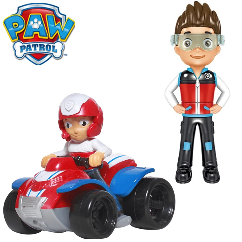 

Paw Patrol Dog Puppy Patrol Car Ryder Skye Patrulla Canina Collection Action Figures Scroll Toys Paw Series Car Toys Genuine