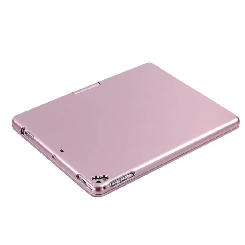 Алюминий 7 цветов bluetooth-клавиатура с подсветкой Smart повернуть Folio чехол для нового iPad/Pro9.7/Air/Air2 A8