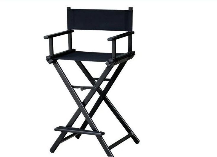 High Aluminum Frame Makeup Artist Director Chair Foldable Outdoor Furniture Lightweight Portable Folding Director Makeup Chair