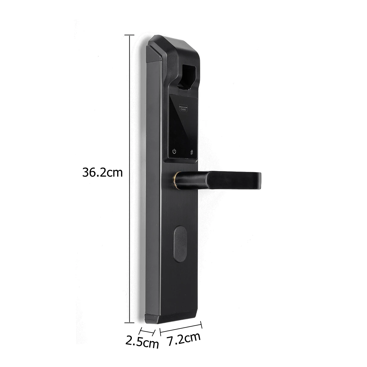  Fingerprint Password Combination Smart Lock Digital Electronic Door Lock Security Intelligent Passw - 33017586416