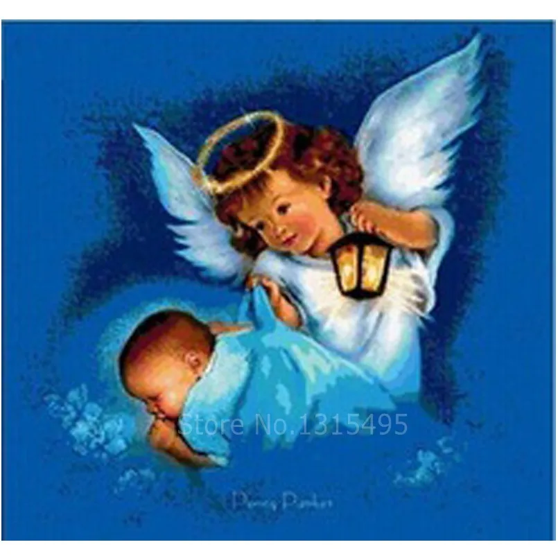 

Diy 5d diamond embroidery angel painting 30*30cm chinese cross stitch diamond mosaic angel picture pastes needlework hobby A100