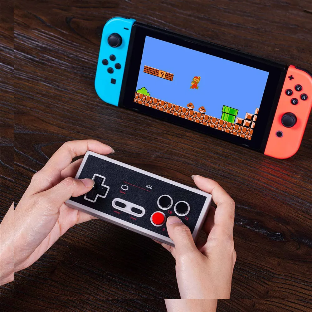 

8BitDo N30 Wireless Bluetooth Gamepad for Nintend Switch Online Game Support Turbo Android Gamepad PC Controller Joystick