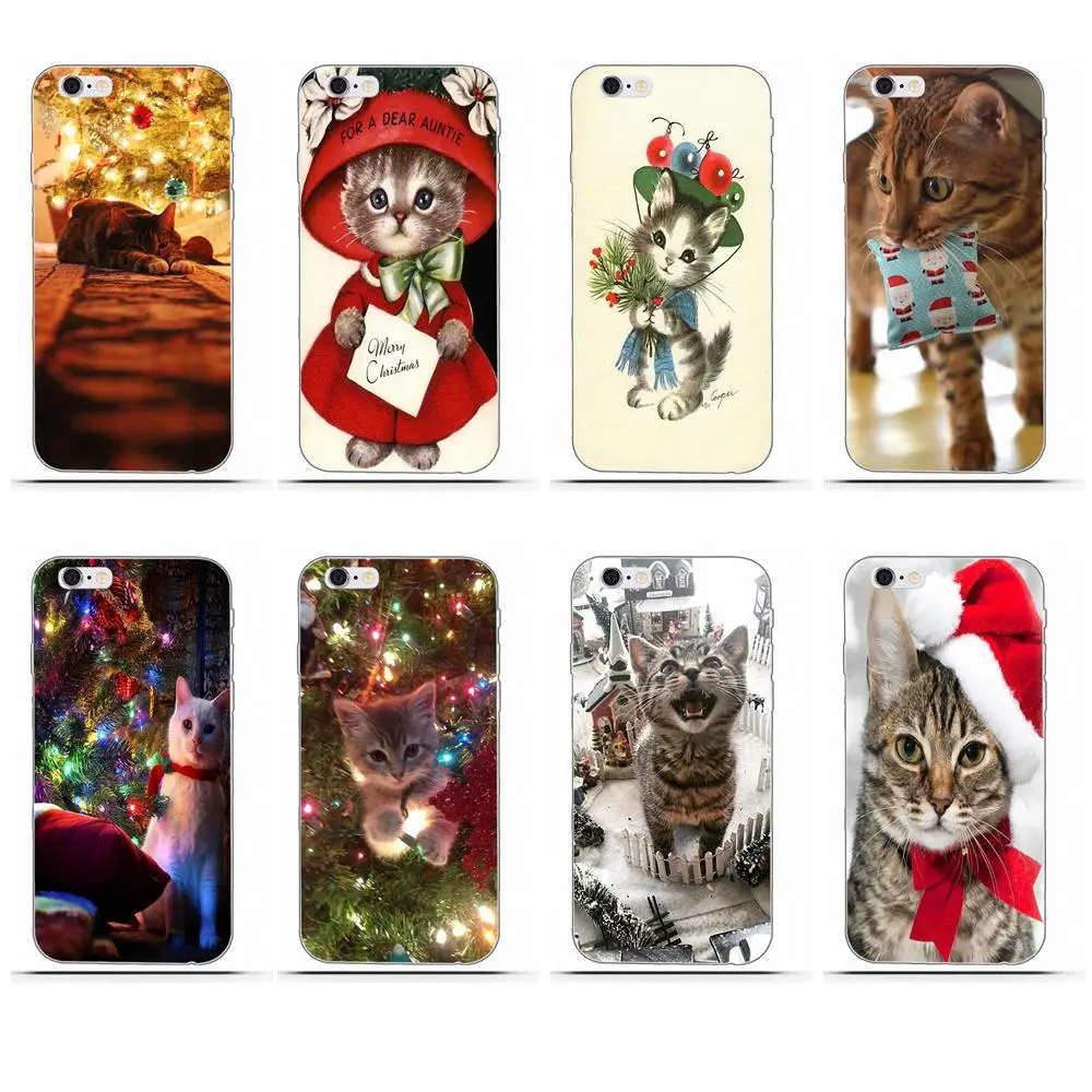 

Perciron Soft New Fashion For Galaxy Alpha Core Note 2 3 4 S2 A10 A20 A20E A30 A40 A50 A60 A70 M10 M20 M30 Christmas Cat