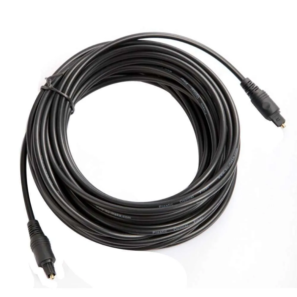 

3M 9FT Digital Fiber Optical Optic Audio SPDIF MD DVD TosLink Cable Lead Cord Toslink-Toslink For Blu-Ray DVD PS3 XBOX AV Line