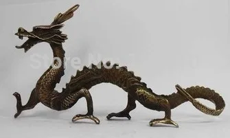 

WBY COLLECTION ARCHAIC SOLID COPPER HANDWORK DRAGON STATUE
