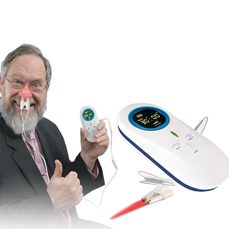 Sinusitis Nose Therapy Cold Laser Therapentic Device Low Lever Laser Therapy Rhinitis Allergy Rhinitis 650nm Hyperviscosity