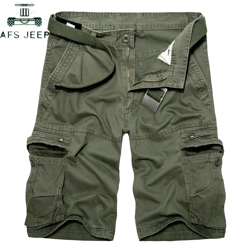 Мужские военные карго шорты летние армейские зеленые хлопковые шорты мужские свободные мульти-карманные шорты Homme повседневные бермуды брюки