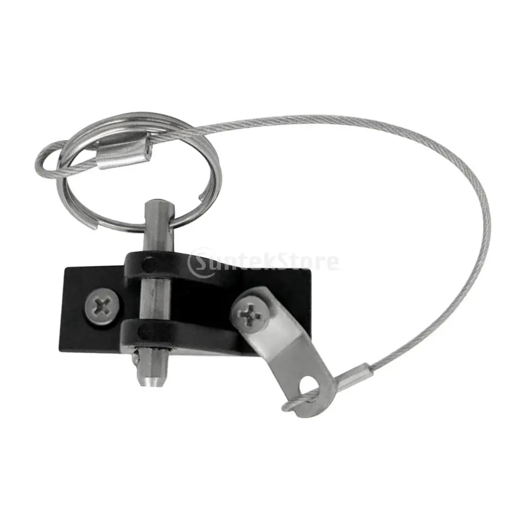 Durable Nylon Deck Hinge with Stainless Steel Quick Release Pin Lanyard for Kayak Slide Rail Anchor/Marine Boat Bimini Top