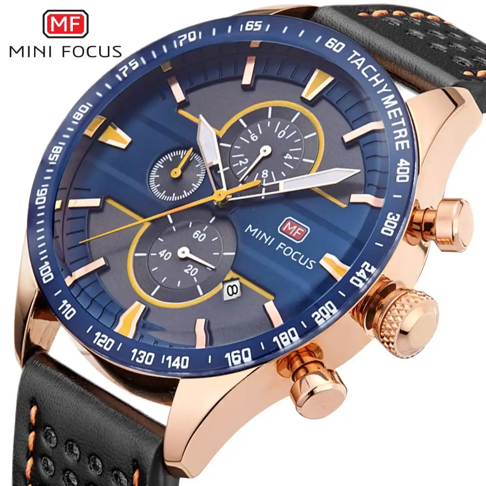 

MINIFOCUS New Date Quartz Watch 2018 Top Brand Men Wrist Watches Multifunction Male Clock Montre Homme Hodinky Relogio Masculino