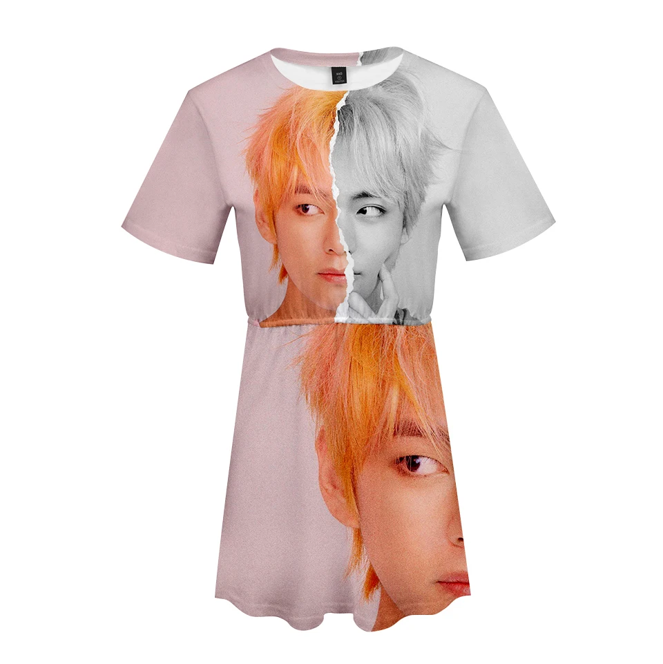 

KPOP Hip Hop Tees LOVE YOURSELF ANSWER Harajuku dress Women Clothes Tops Kawaii Kpop Hot Sale Print Tshirt Plus Size 4XL
