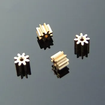 

Fine Toy Rc Helicopter Gears 81A Metal Copper Gears 0.4M 8Tooth 0.95mm Shaft Hole Tight for 1mm Axis Coreless Motor Gear