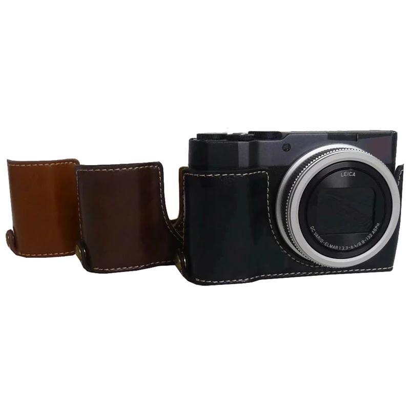 Чехол для камеры из искусственной кожи полукорпус panasonic TZ200 ZS220 портативный чехол