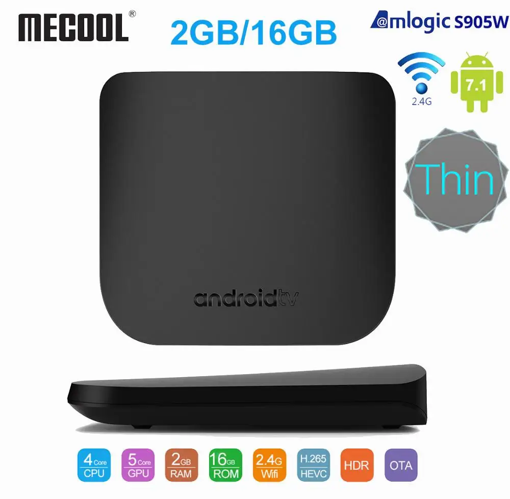 

Mecool M8S Plus W Android TV BOX 2G 16G Amlogic S905W 2.4G WiFi IP TV Box Ultra HD Set Top Box Smart Console Media Player