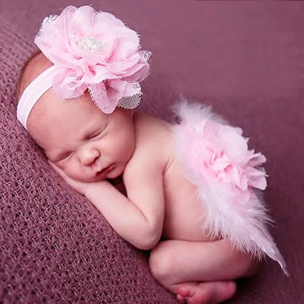 Baby Angel Feather Wings Newborn Angel Wings Baby Girl Wings And